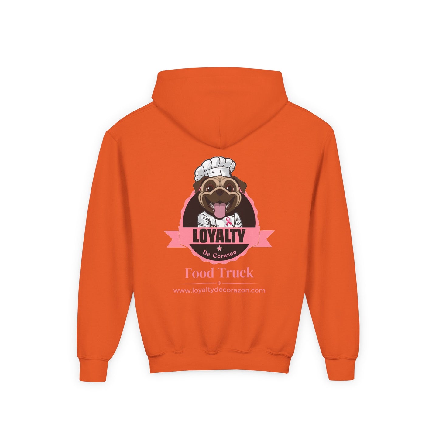 Loyalty De Corazon PNK Youth Heavy Blend Hooded Sweatshirt