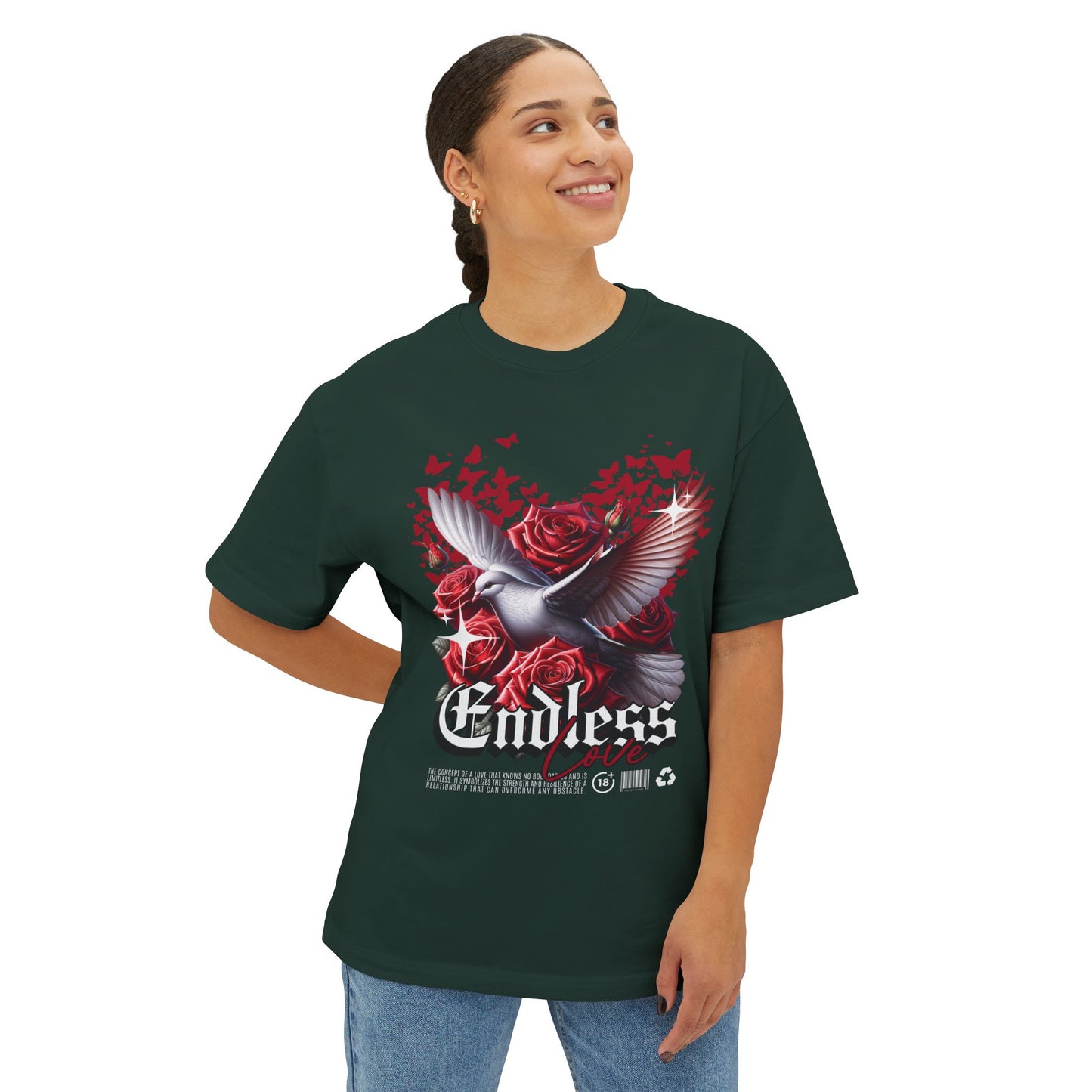 Endless love Unisex Oversized Boxy Tee