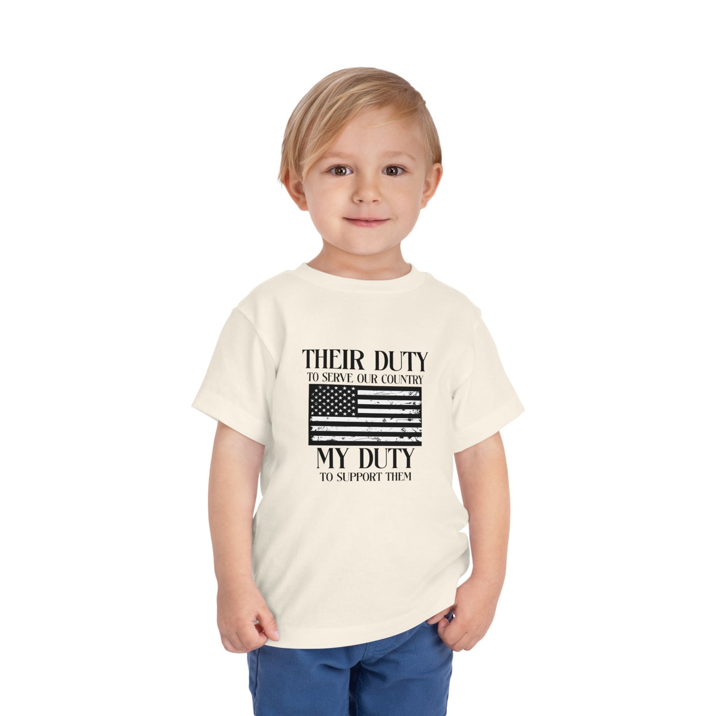 Their Duty My Duty Toddler Short Sleeve Tee