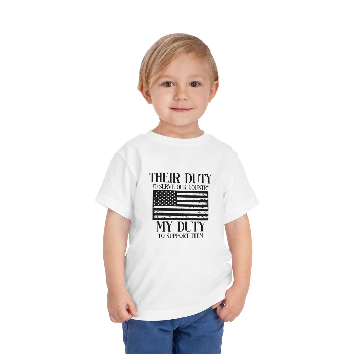Their Duty My Duty Toddler Short Sleeve Tee