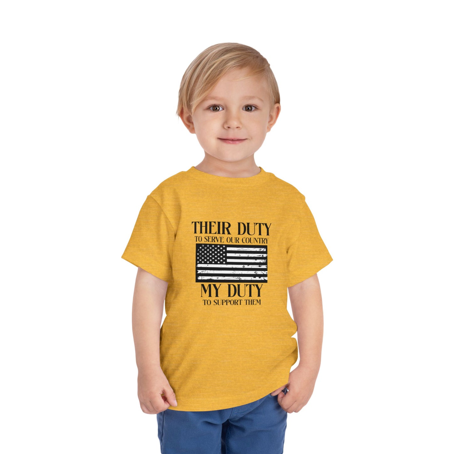 Their Duty My Duty Toddler Short Sleeve Tee