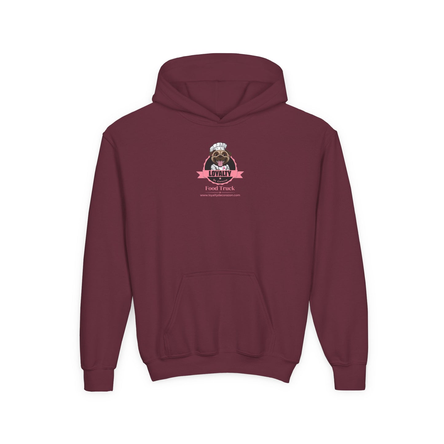 Loyalty De Corazon PNK Youth Heavy Blend Hooded Sweatshirt