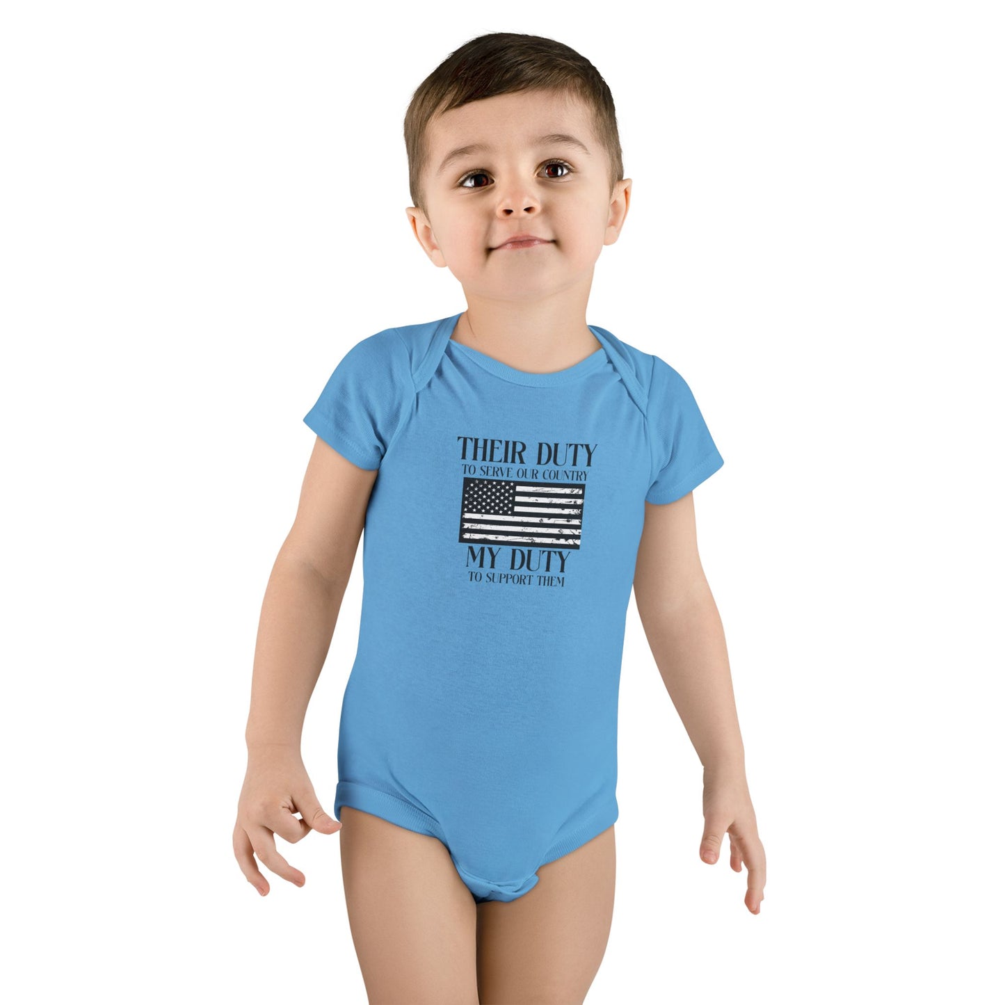 Their Duty Baby Short Sleeve Onesie®
