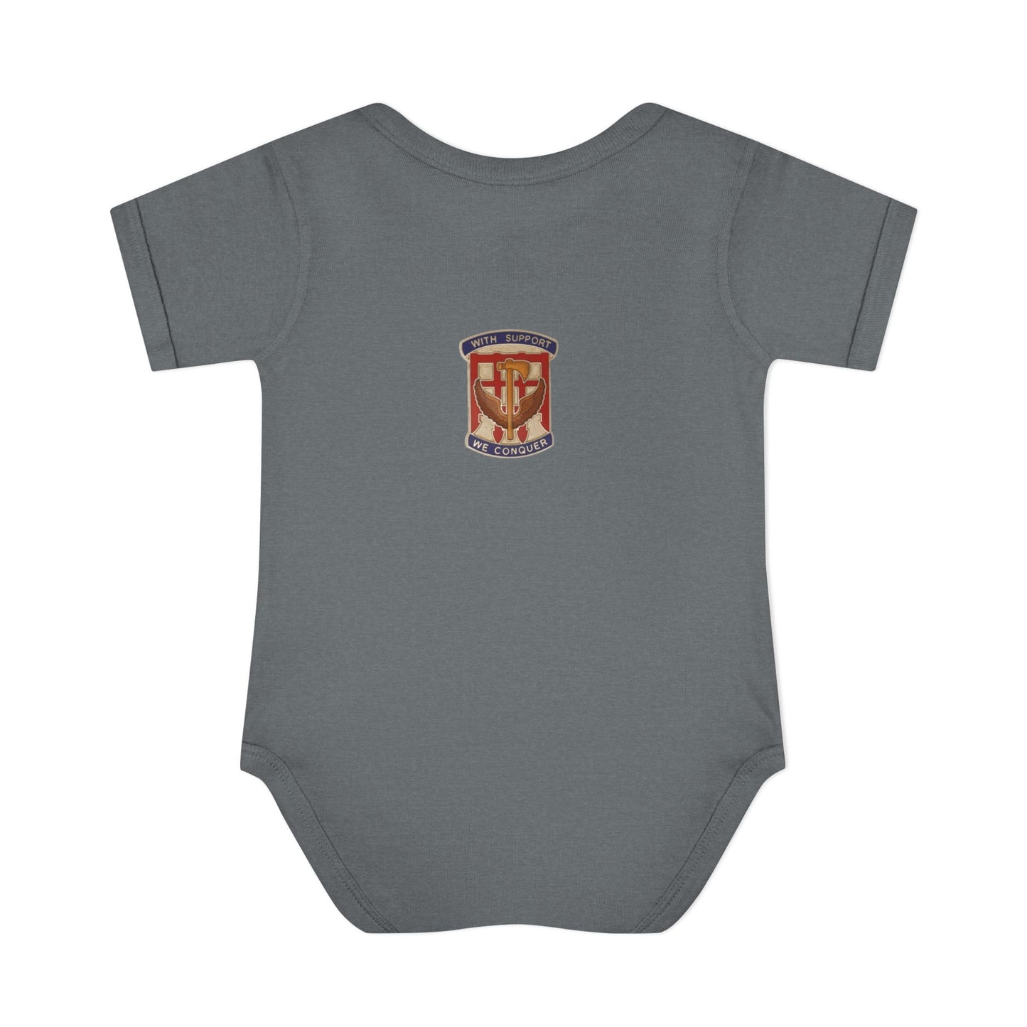 Their Duty our Duty Infant Baby Rib Bodysuit darker colors