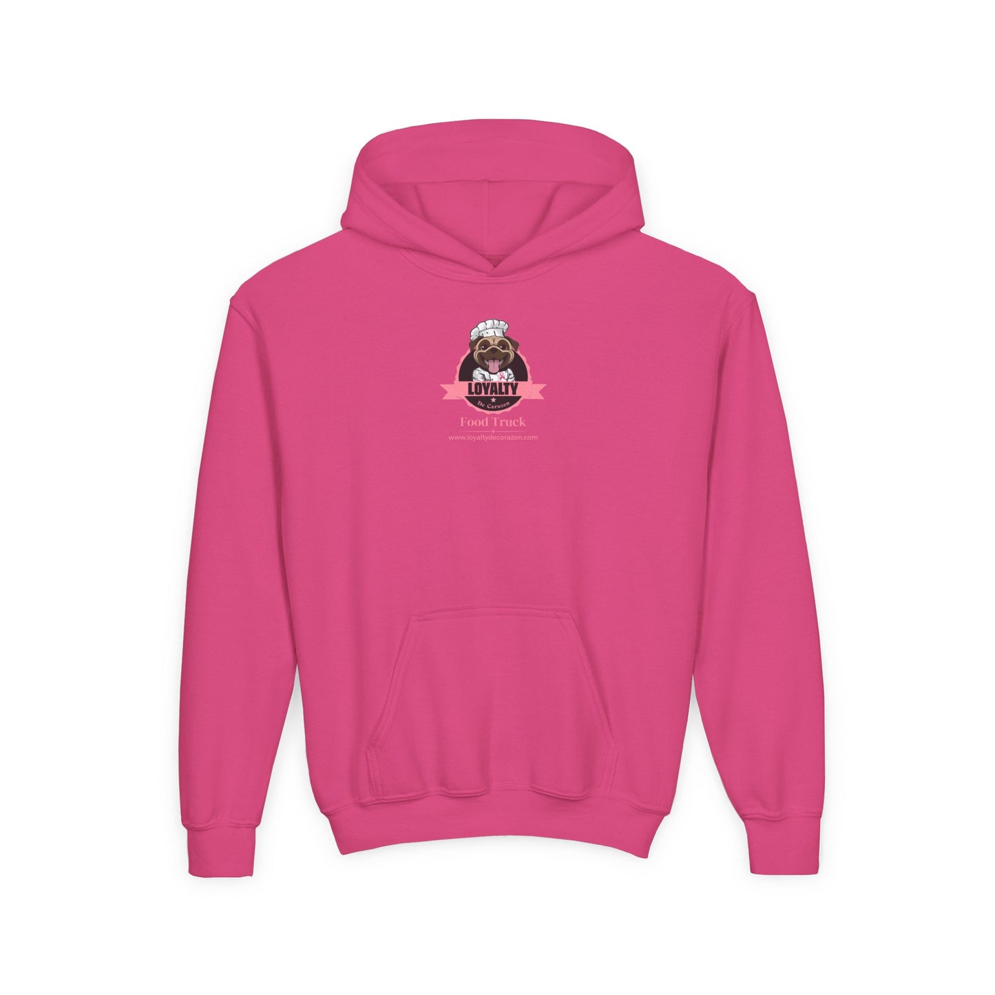 Loyalty De Corazon PNK Youth Heavy Blend Hooded Sweatshirt