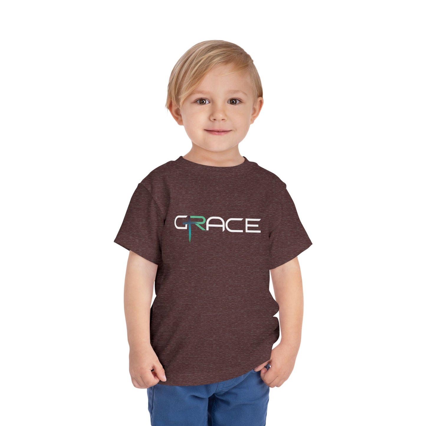 Grace darker color Toddler Short Sleeve Tee