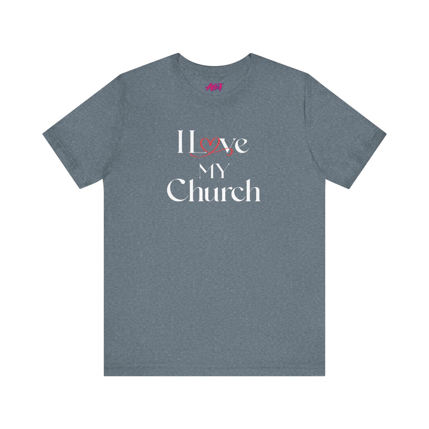 I LOVE MY CHURCH Unisex Jersey Short Sleeve Tee