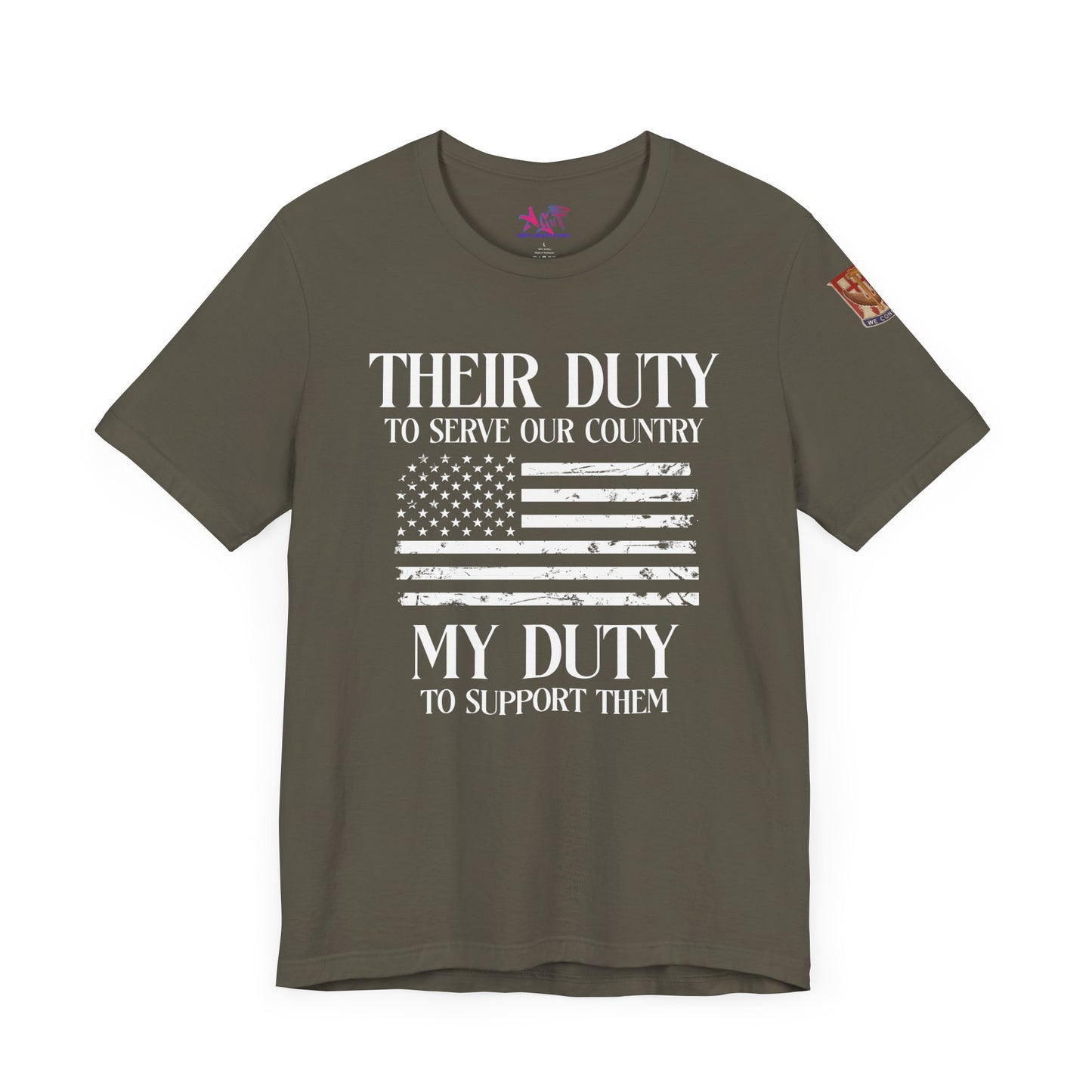 Their Duty to Serve Unisex Jersey Short Sleeve Tee Darker color shirts