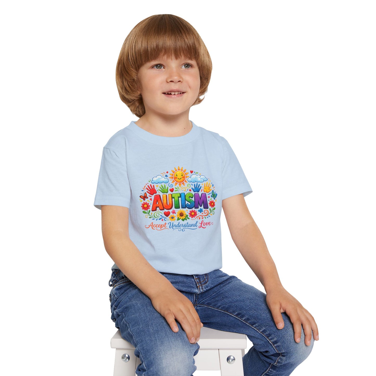 Autism Awareness Love Heavy Cotton™ Toddler T-shirt
