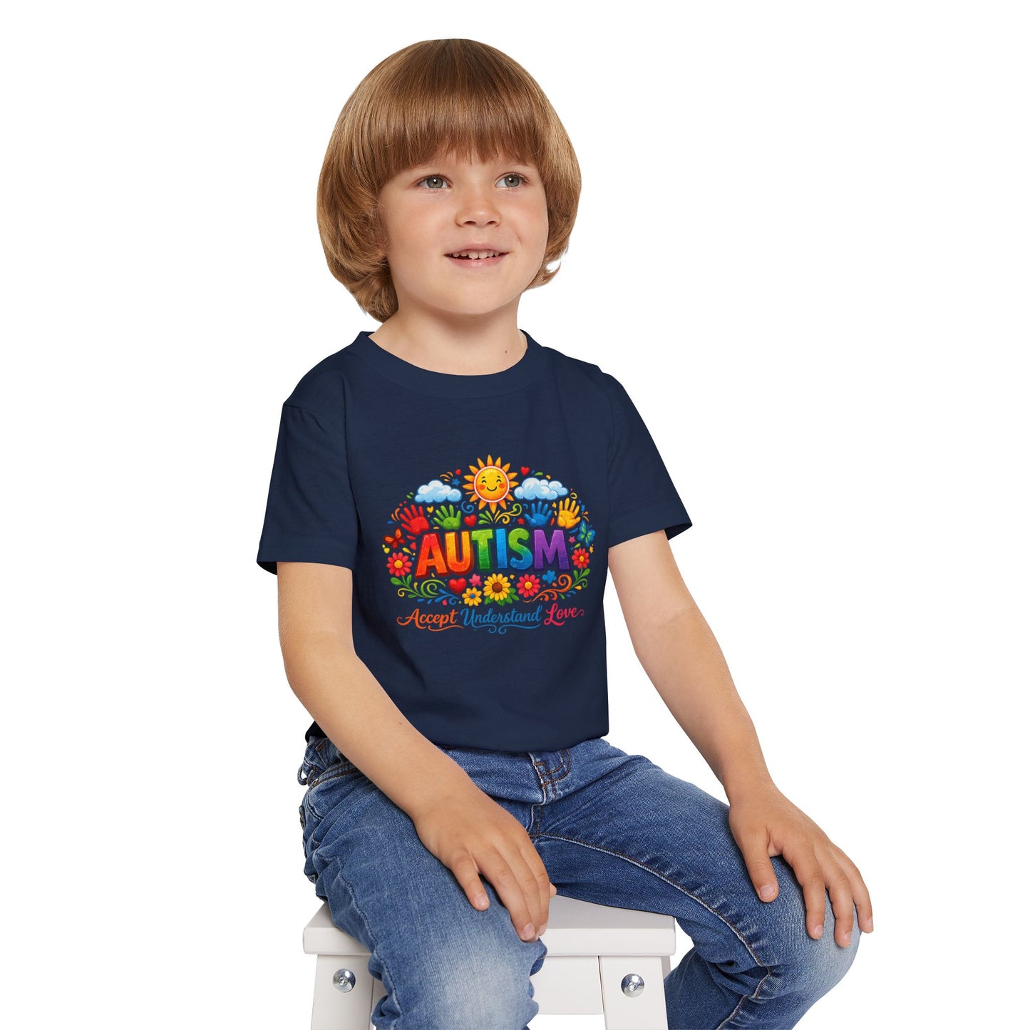 Autism Awareness Love Heavy Cotton™ Toddler T-shirt