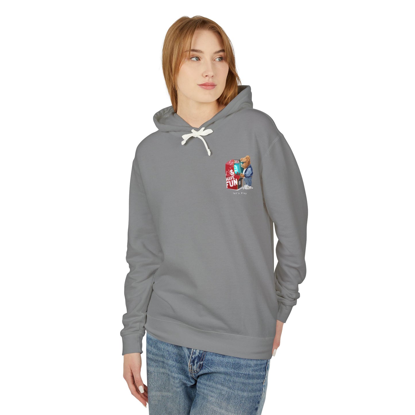 Game on Adult Unisex Lightweight Hooded Sweatshirt