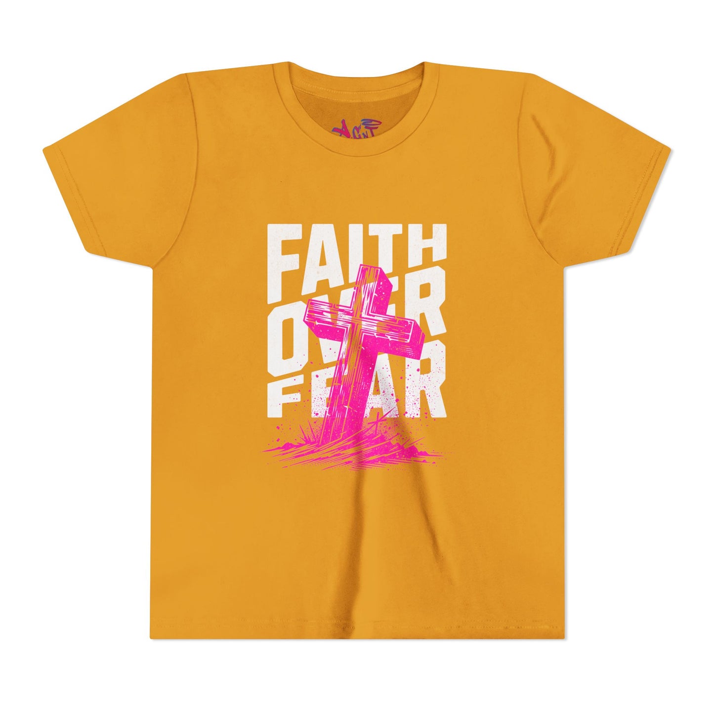 Youth Faith Over Fear Short Sleeve Tee