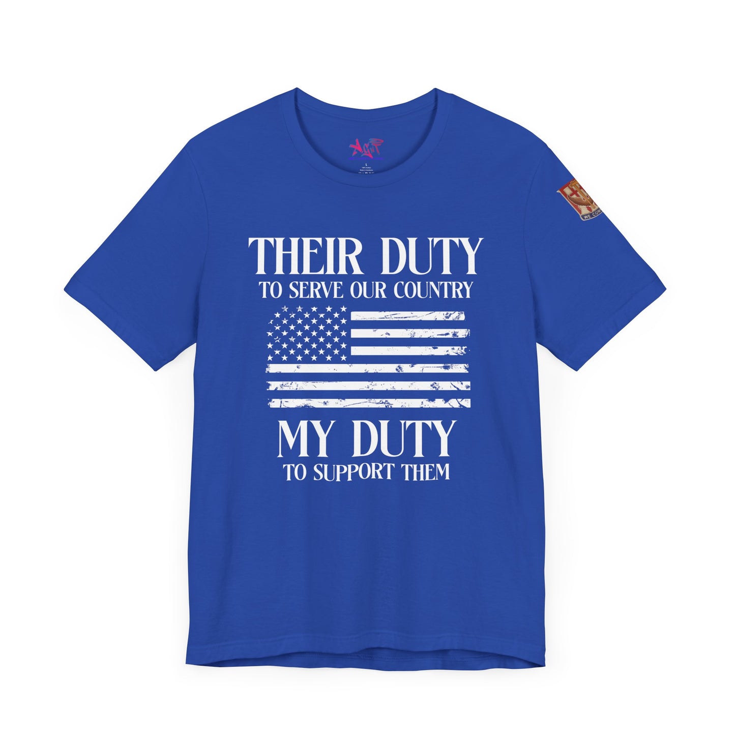 Their Duty to Serve Unisex Jersey Short Sleeve Tee Darker color shirts