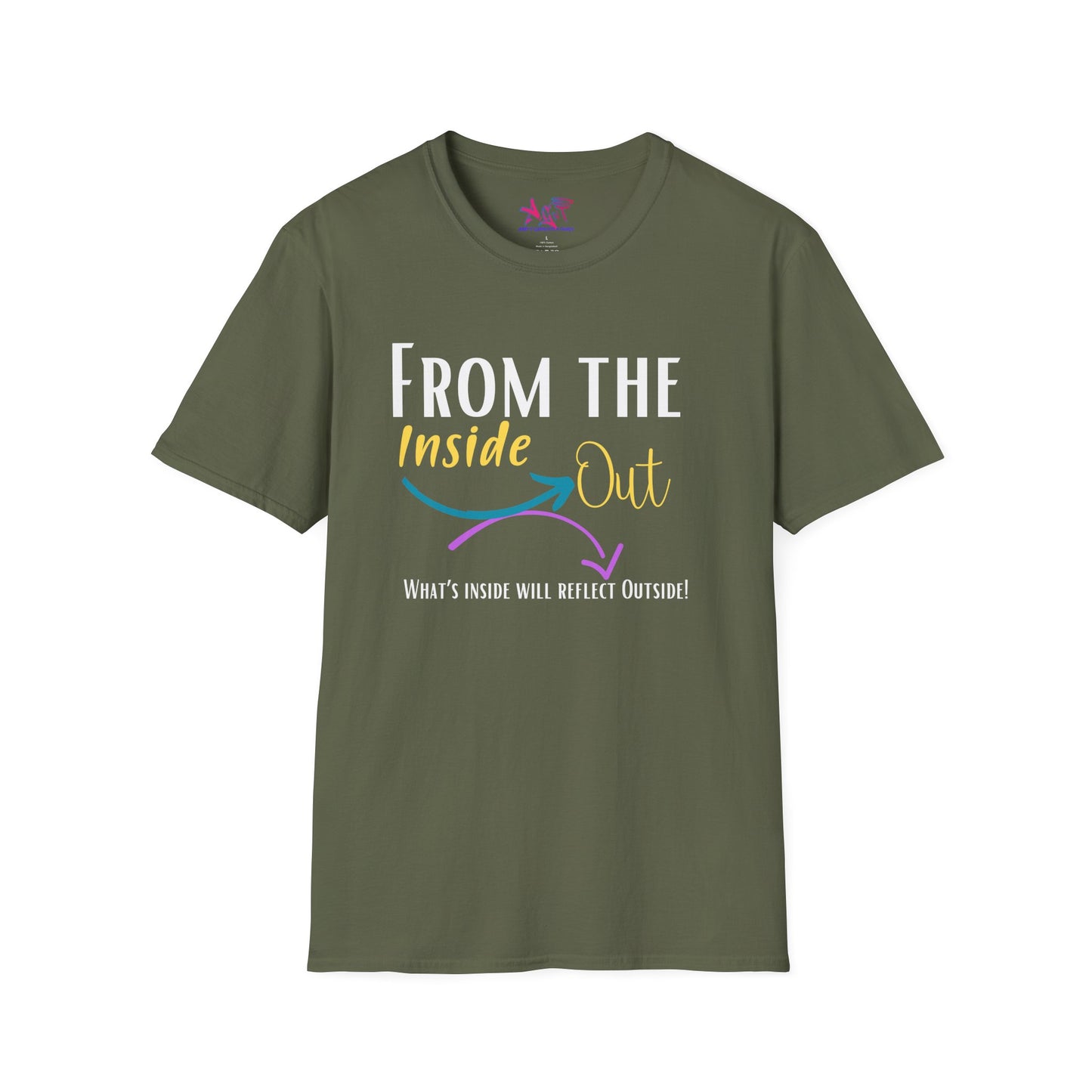From the inside out! Unisex Softstyle T-Shirt