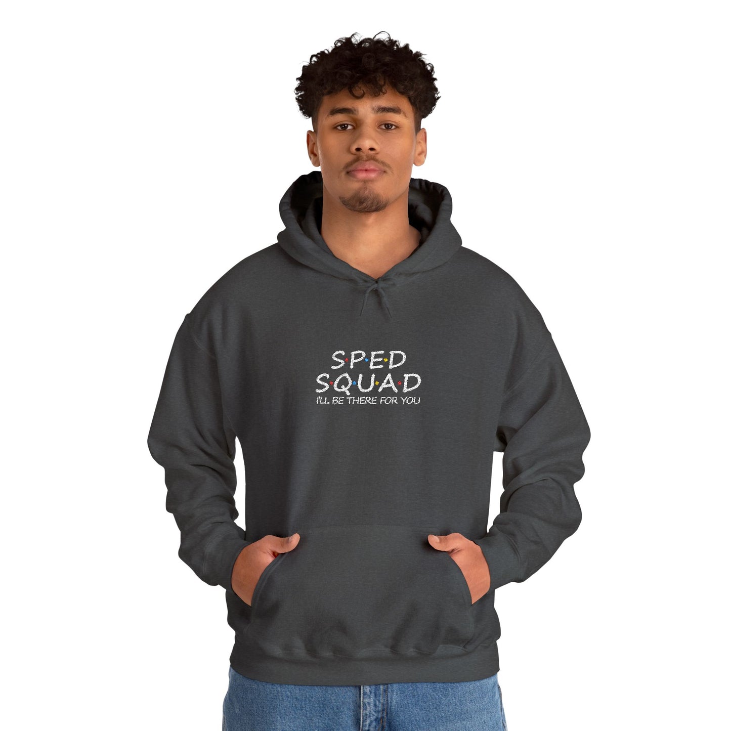 Sped Squad Embroidered Unisex Heavy Blend™ Hooded Sweatshirt