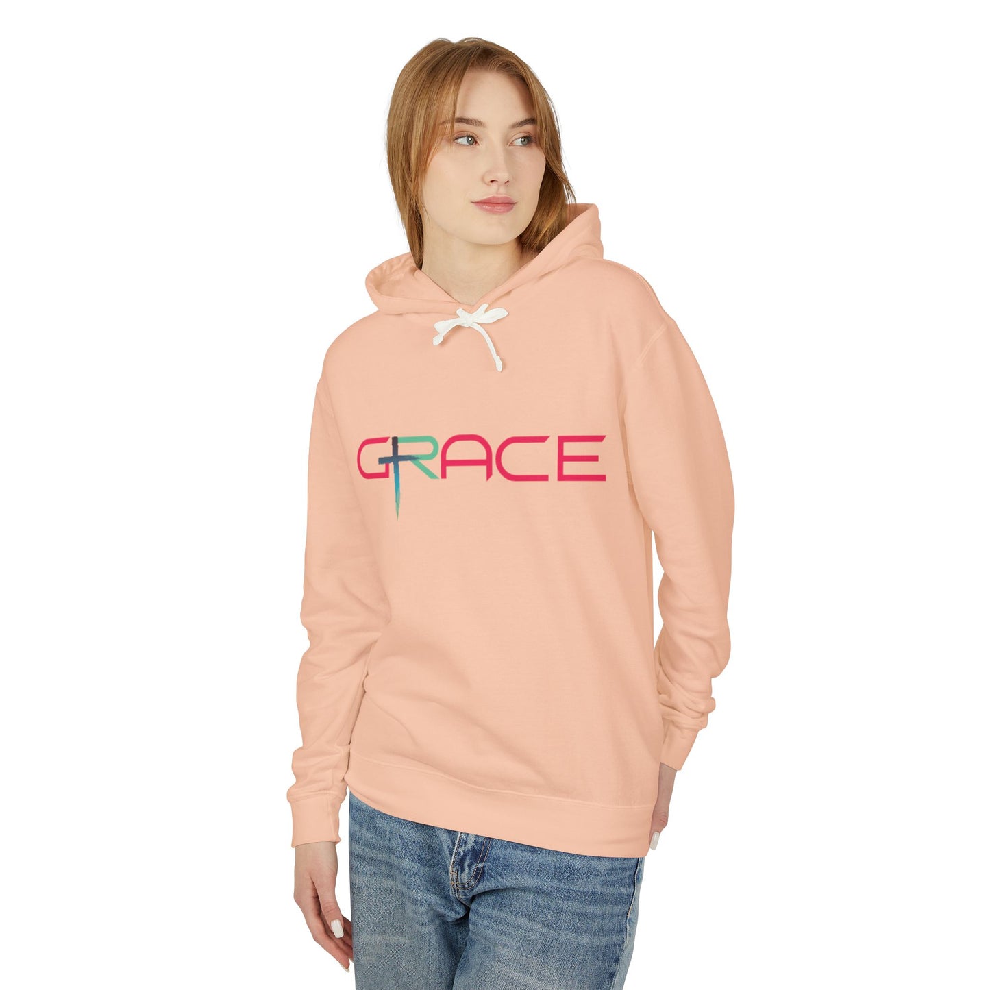 Grace PNK Unisex Lightweight Hooded Sweatshirt