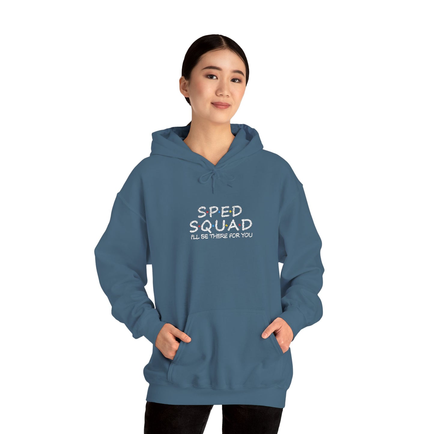 Sped Squad Embroidered Unisex Heavy Blend™ Hooded Sweatshirt
