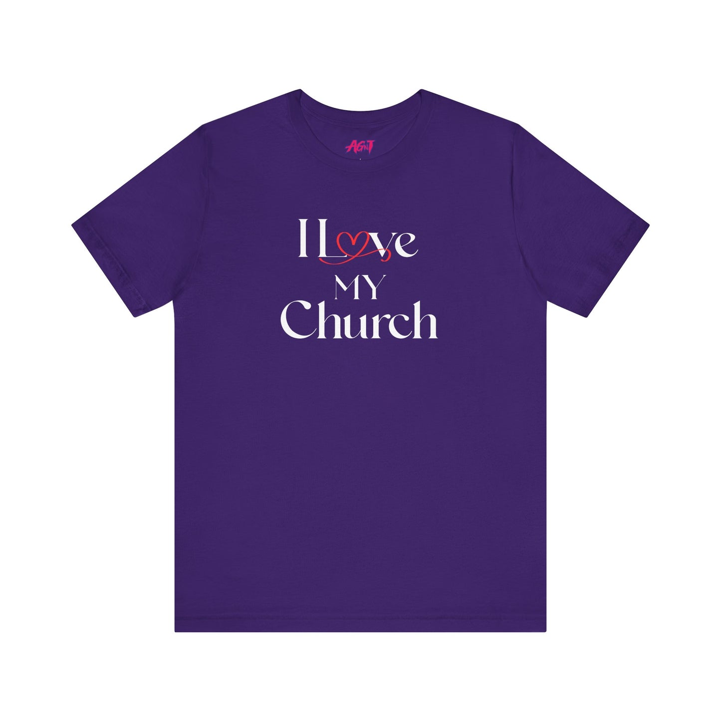 I LOVE MY CHURCH Unisex Jersey Short Sleeve Tee