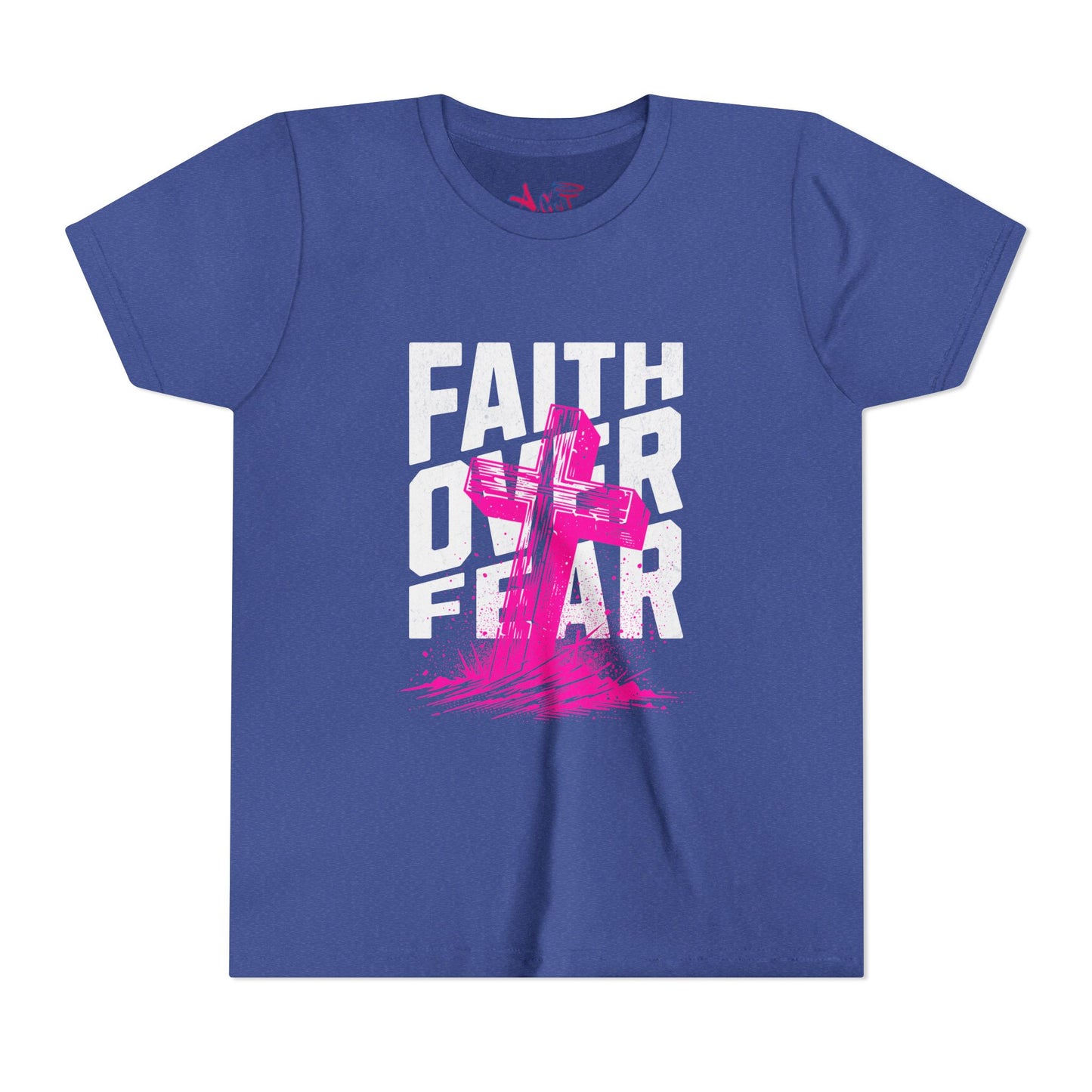 Youth Faith Over Fear Short Sleeve Tee