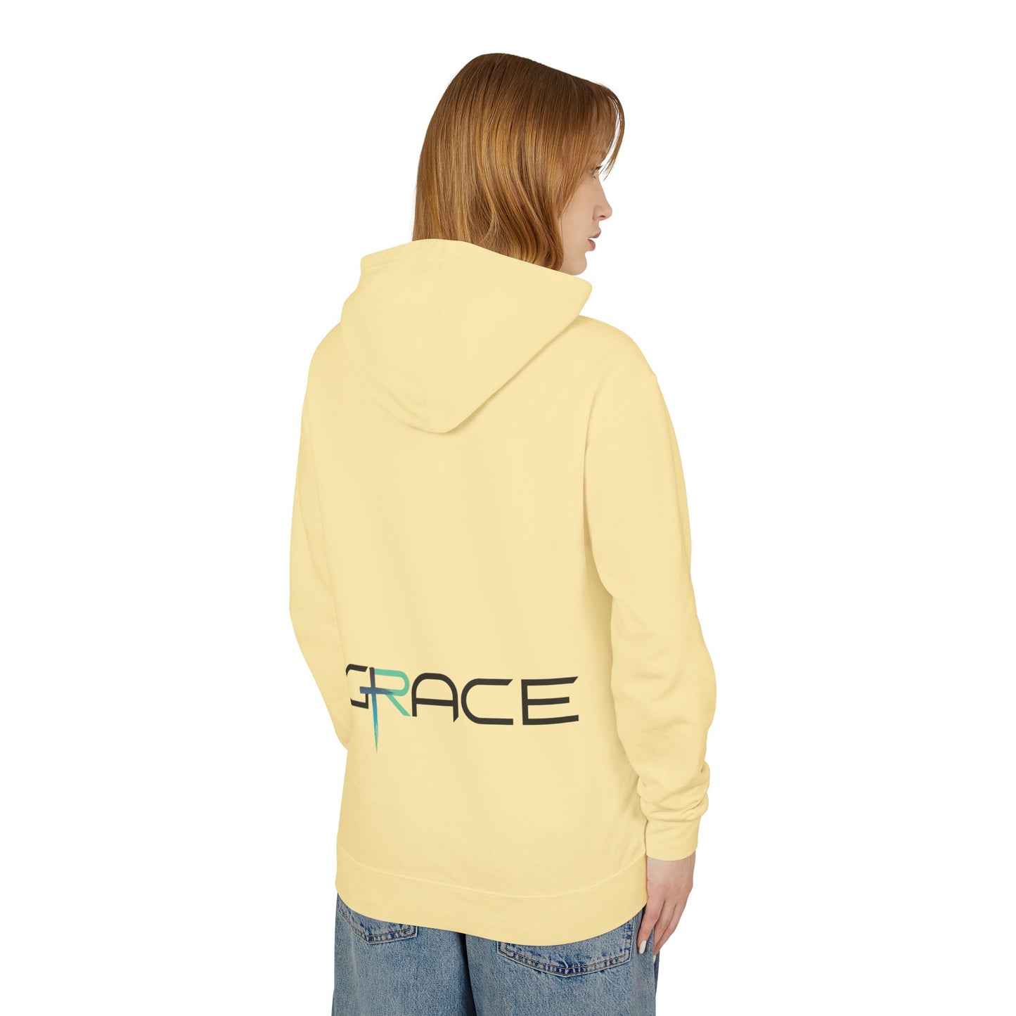 Grace Unisex Lightweight Hooded Sweatshirt