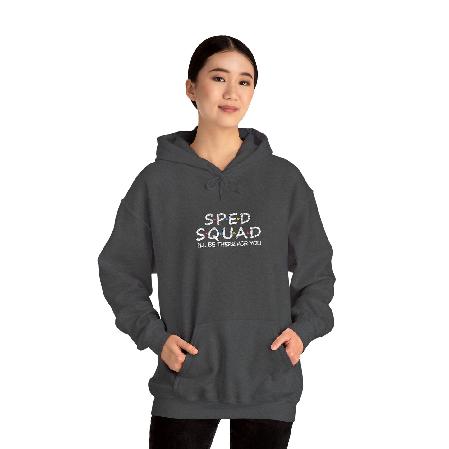 Sped Squad Embroidered Unisex Heavy Blend™ Hooded Sweatshirt