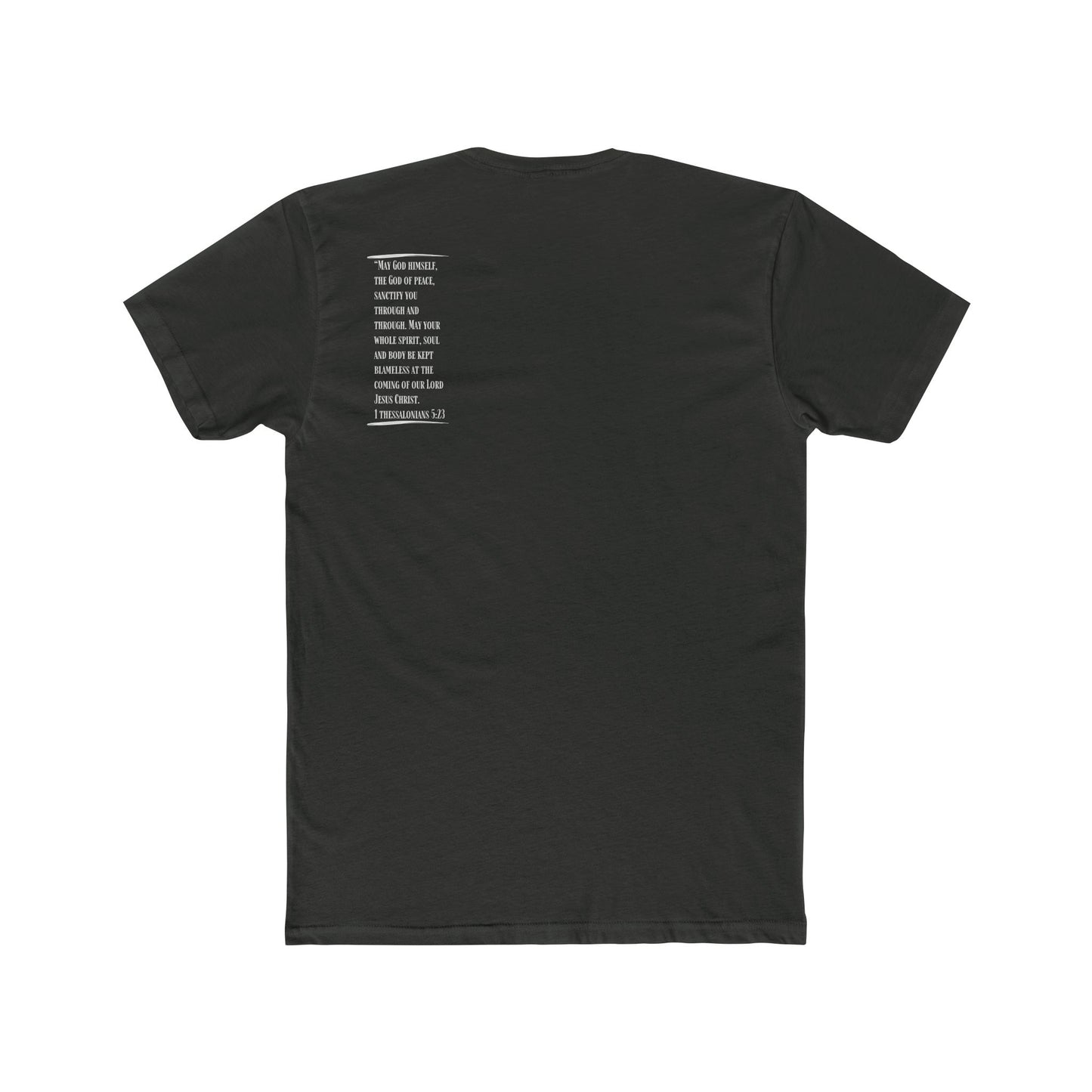 Sanctified WhFrt/BLK Cotton Crew Tee