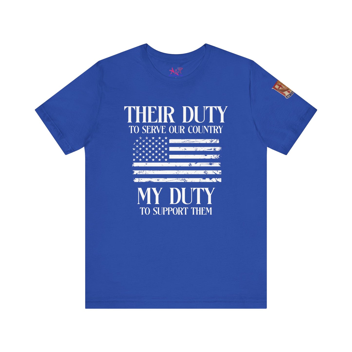 Their Duty to Serve Unisex Jersey Short Sleeve Tee Darker color shirts