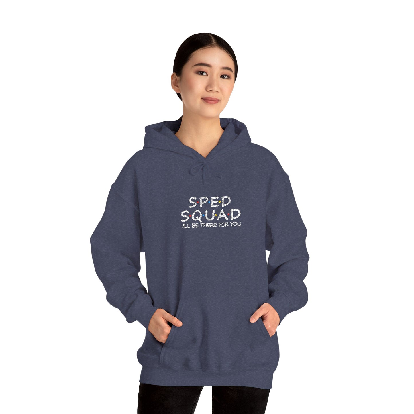 Sped Squad Embroidered Unisex Heavy Blend™ Hooded Sweatshirt