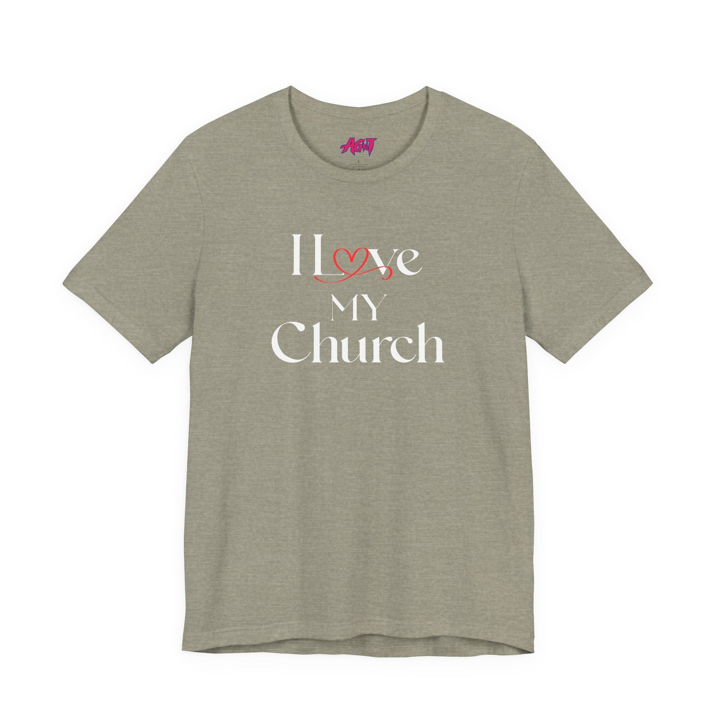 I LOVE MY CHURCH Unisex Jersey Short Sleeve Tee