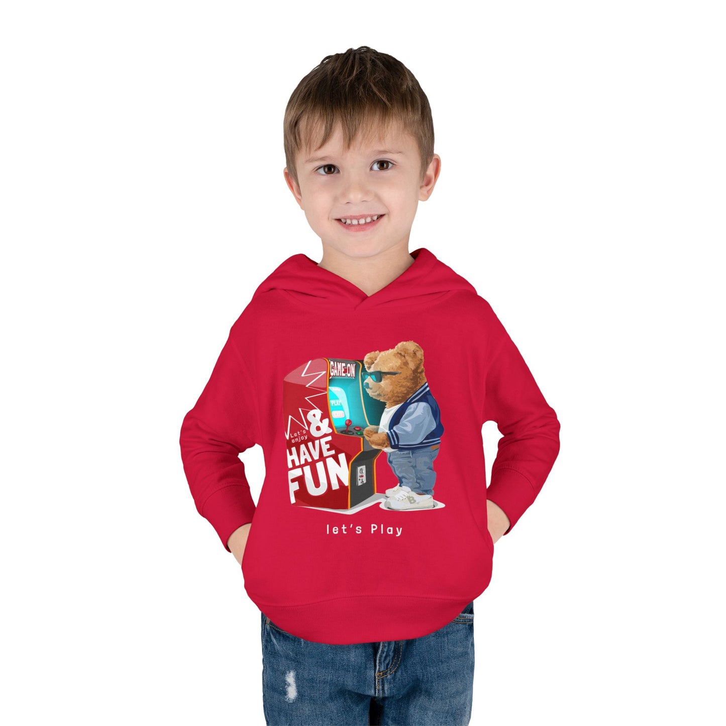 Play Games Toddler Pullover Fleece Hoodie