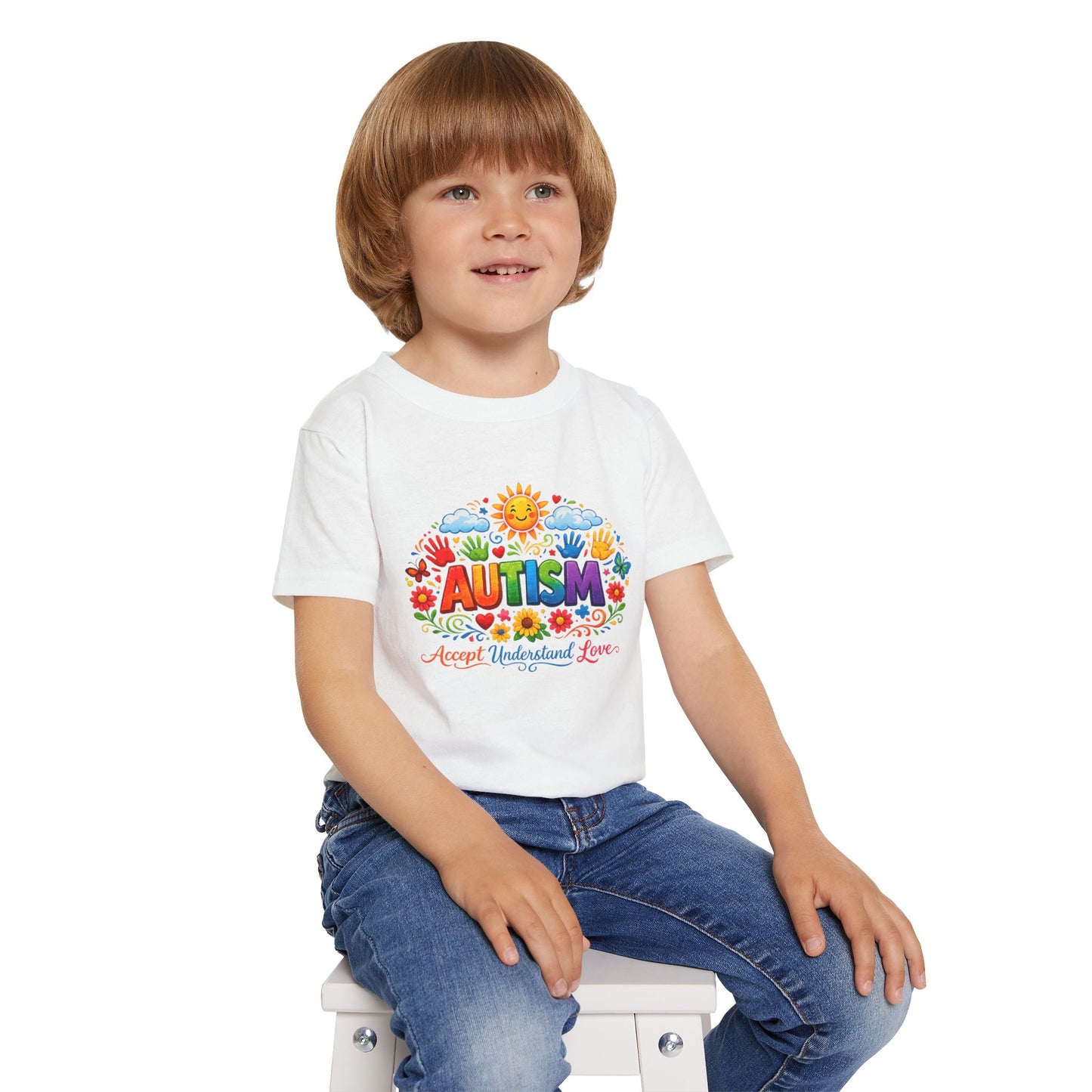 Autism Awareness Love Heavy Cotton™ Toddler T-shirt