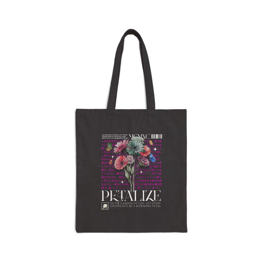 Petalize Cotton Canvas Tote Bag