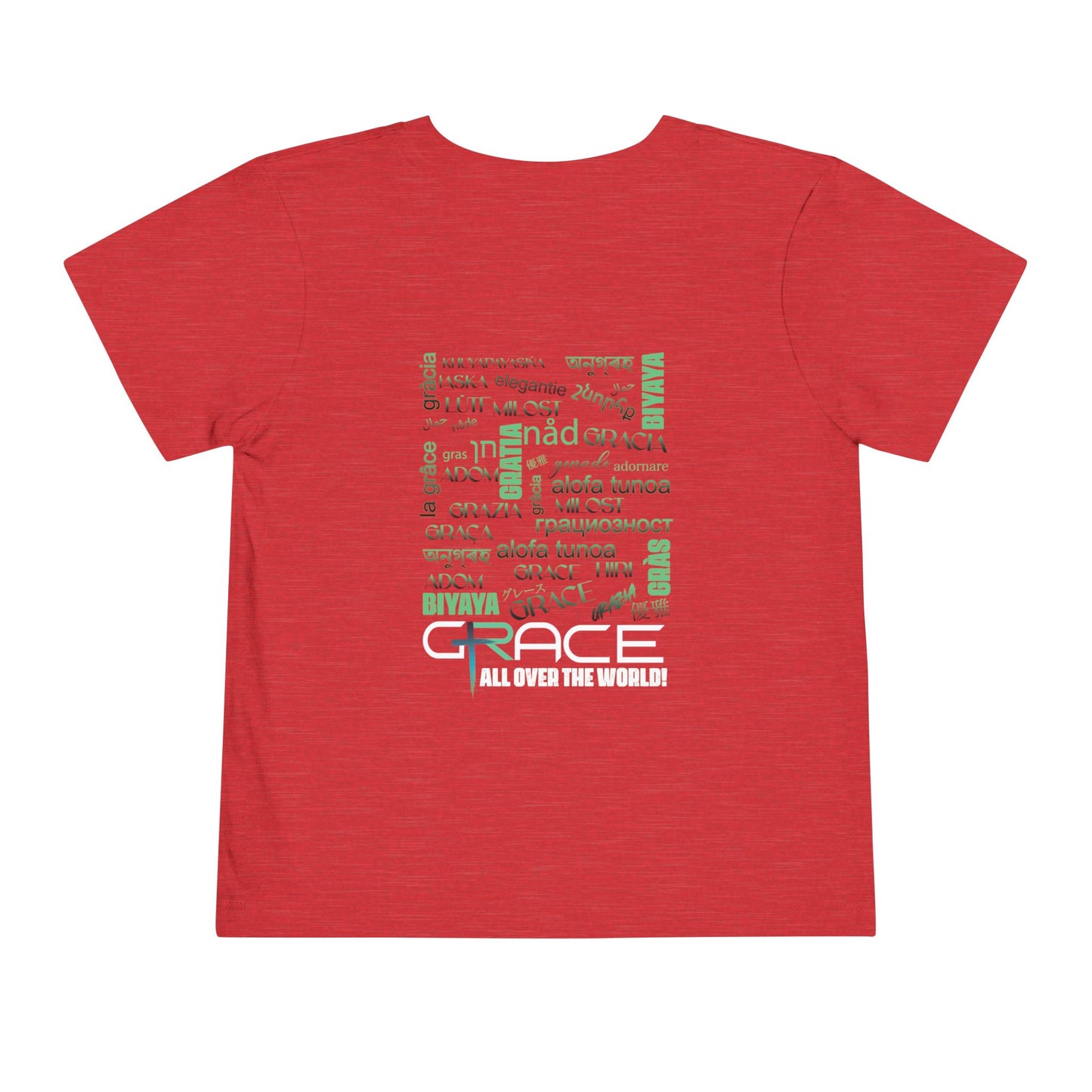Grace darker color Toddler Short Sleeve Tee