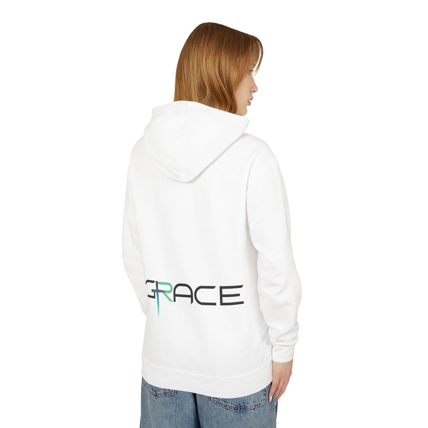 Grace Unisex Lightweight Hooded Sweatshirt