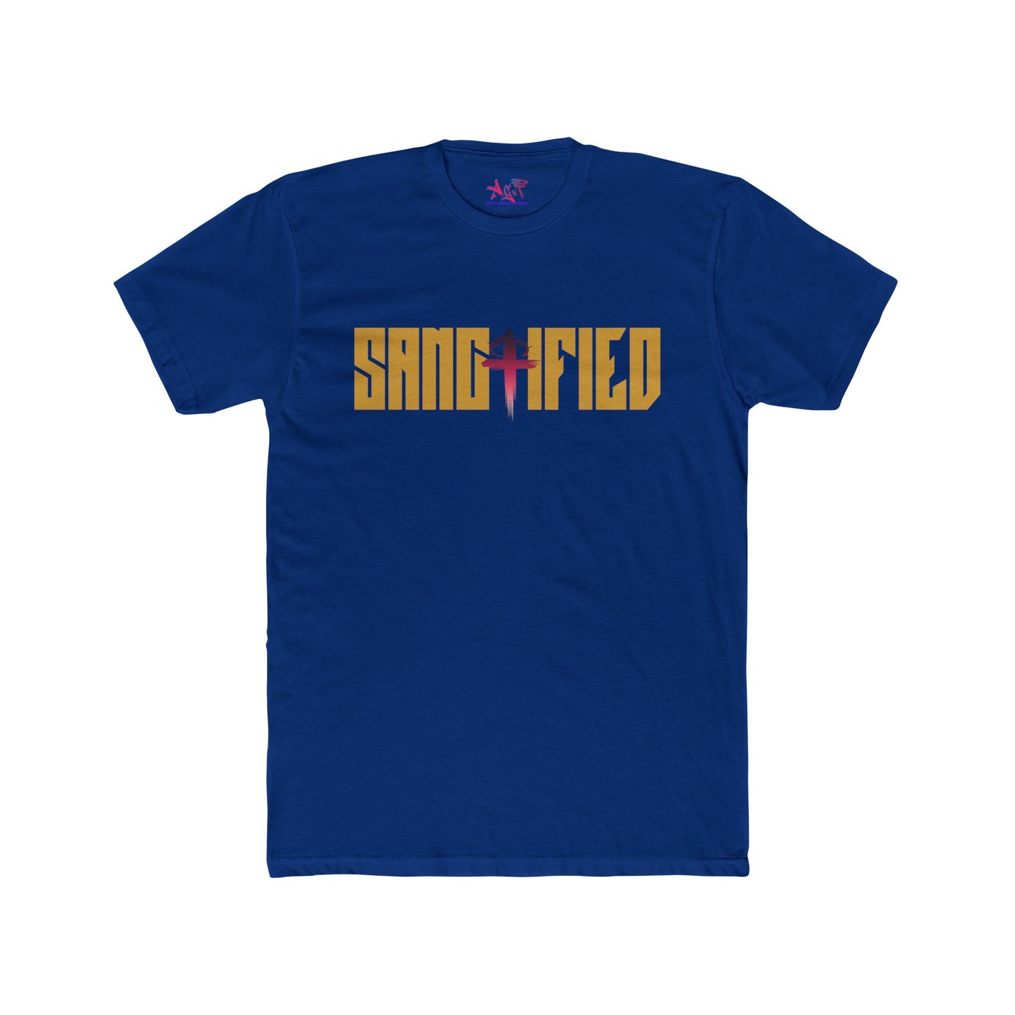 Sanctified Tan Men's Cotton Crew Tee