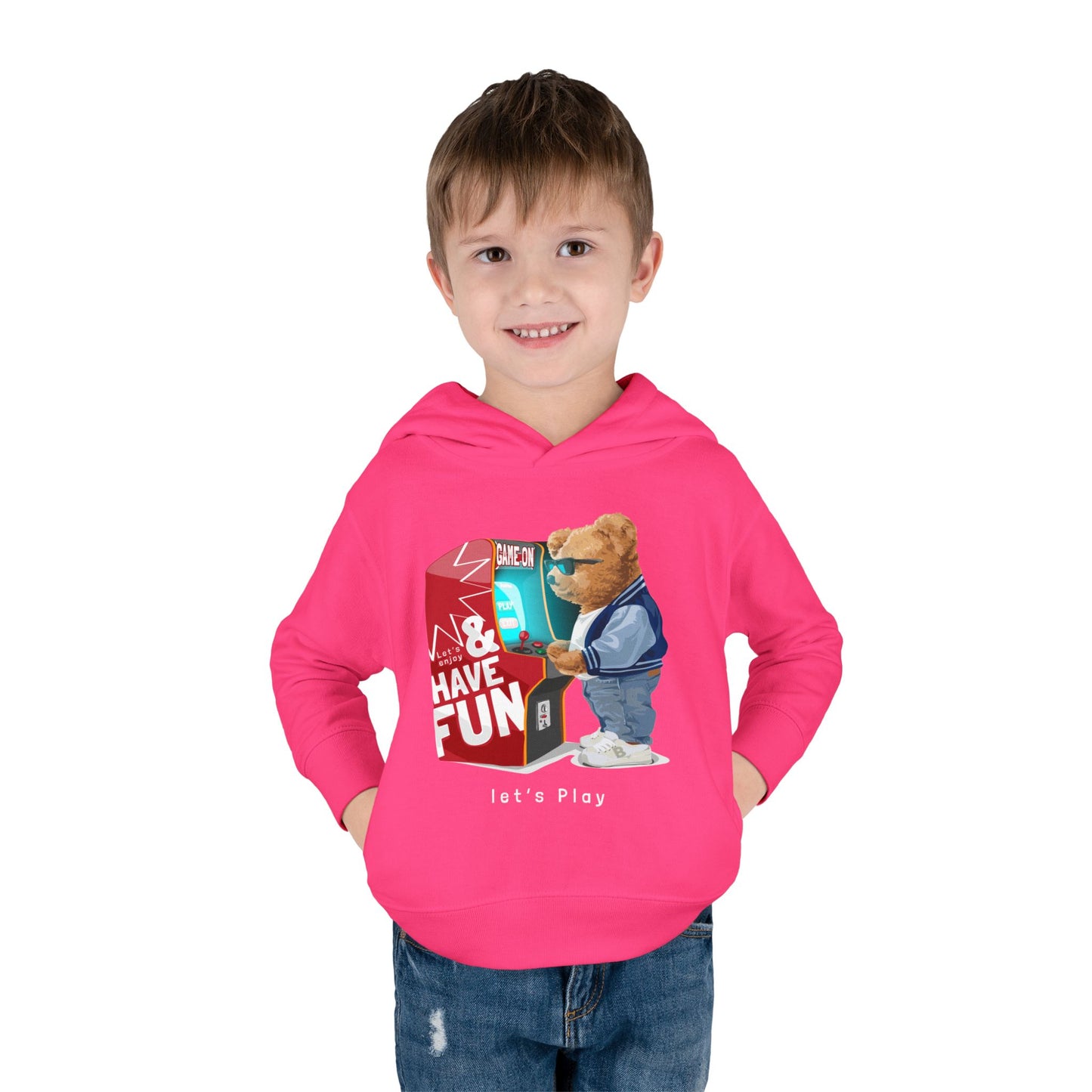 Play Games Toddler Pullover Fleece Hoodie