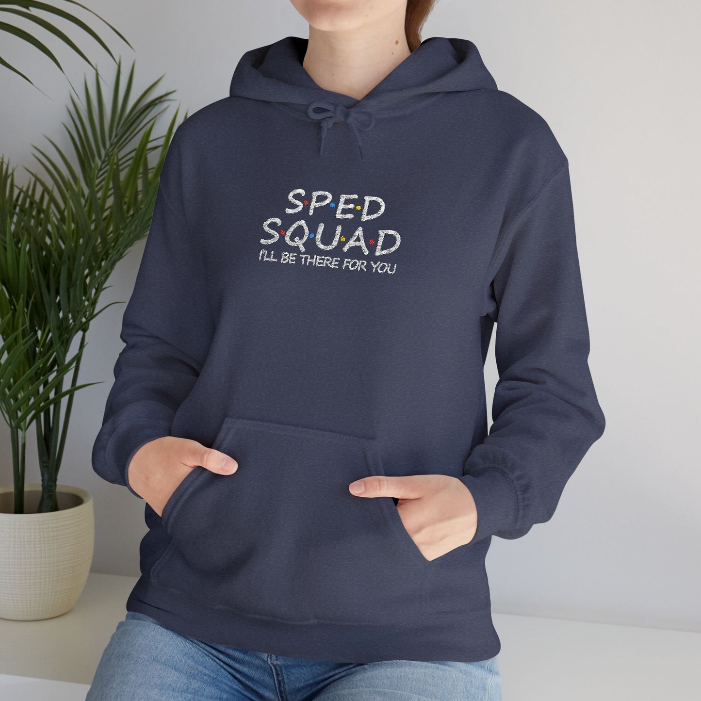 Sped Squad Embroidered Unisex Heavy Blend™ Hooded Sweatshirt