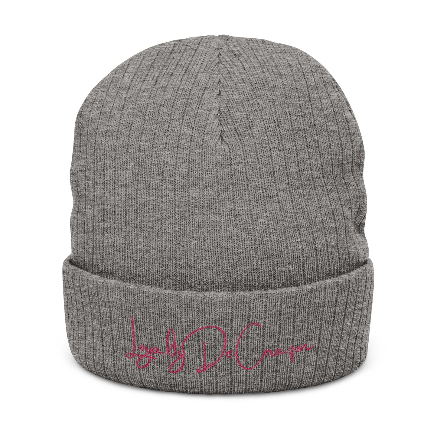 LDC Ribbed Knit Beanie (Embroidery)