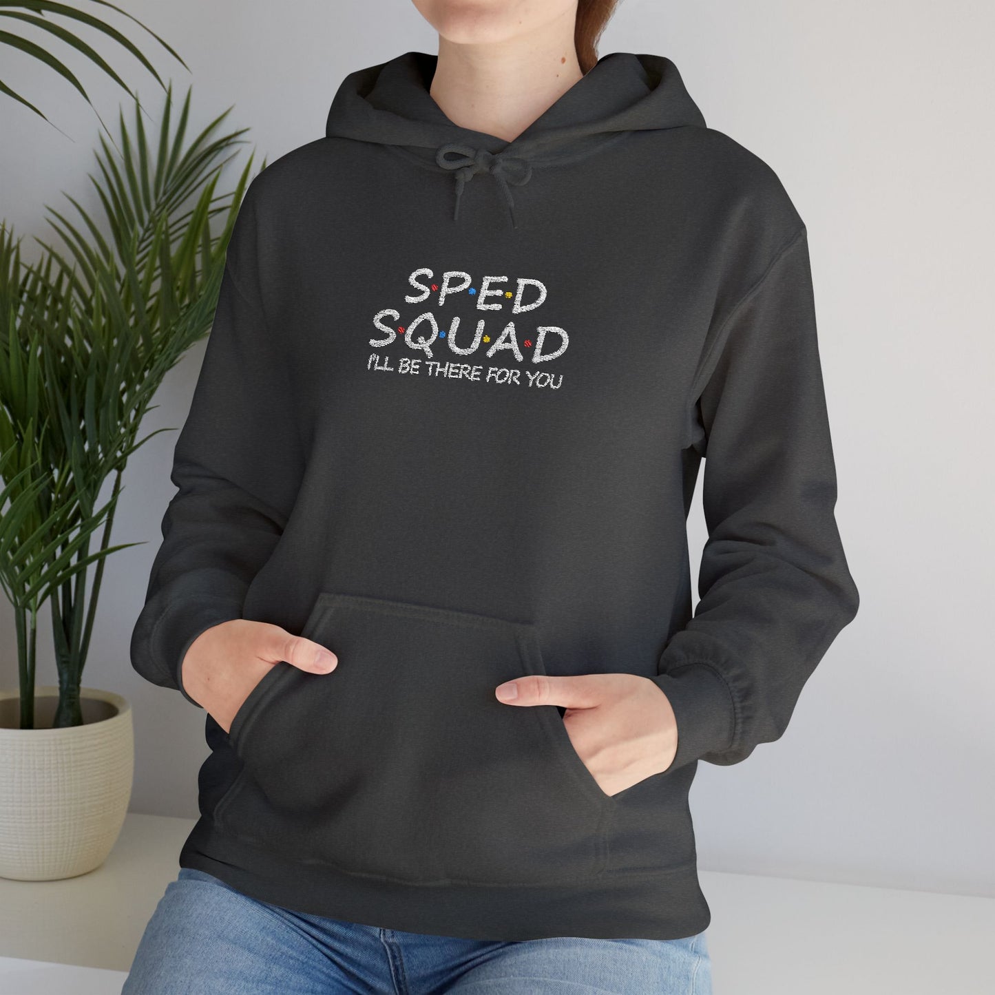 Sped Squad Embroidered Unisex Heavy Blend™ Hooded Sweatshirt
