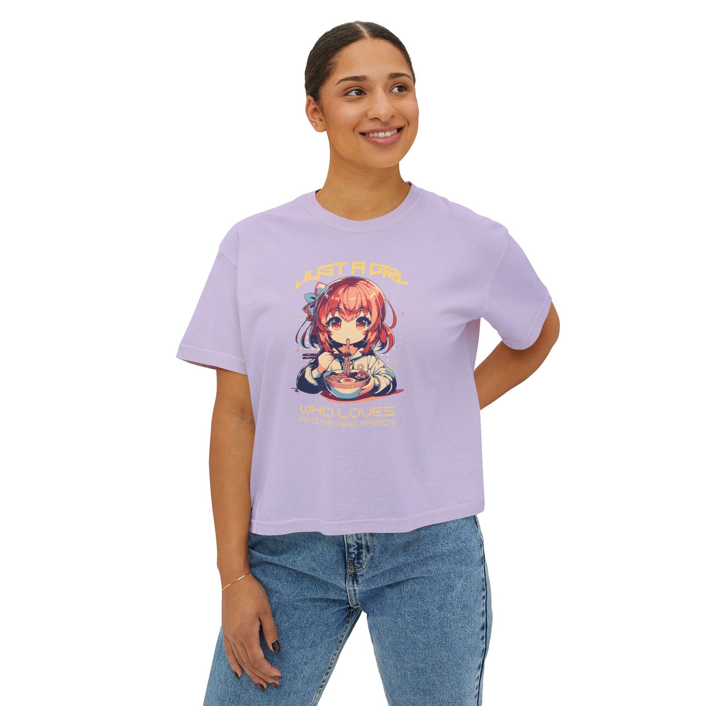 Anime & Ramen Women's Boxy Tee