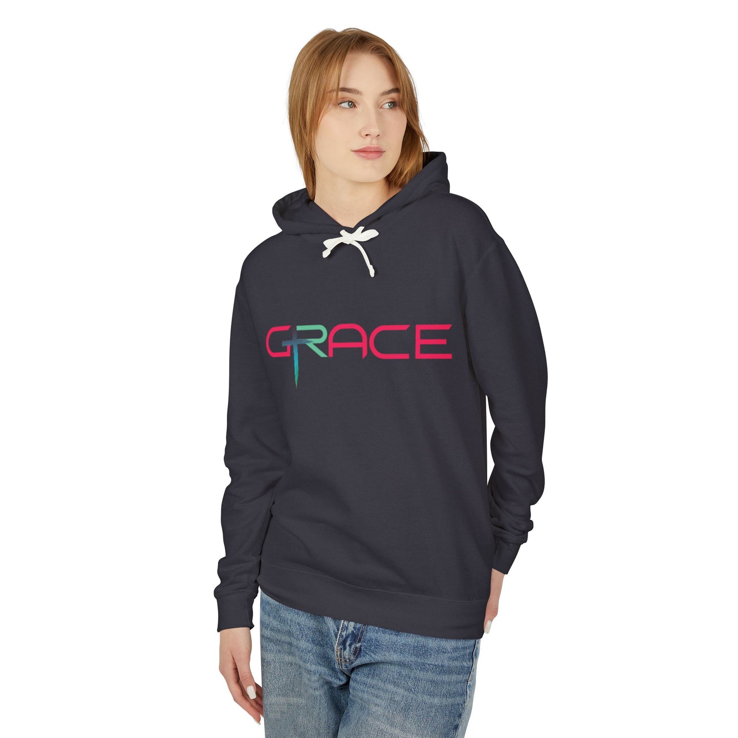 Grace PNK Unisex Lightweight Hooded Sweatshirt