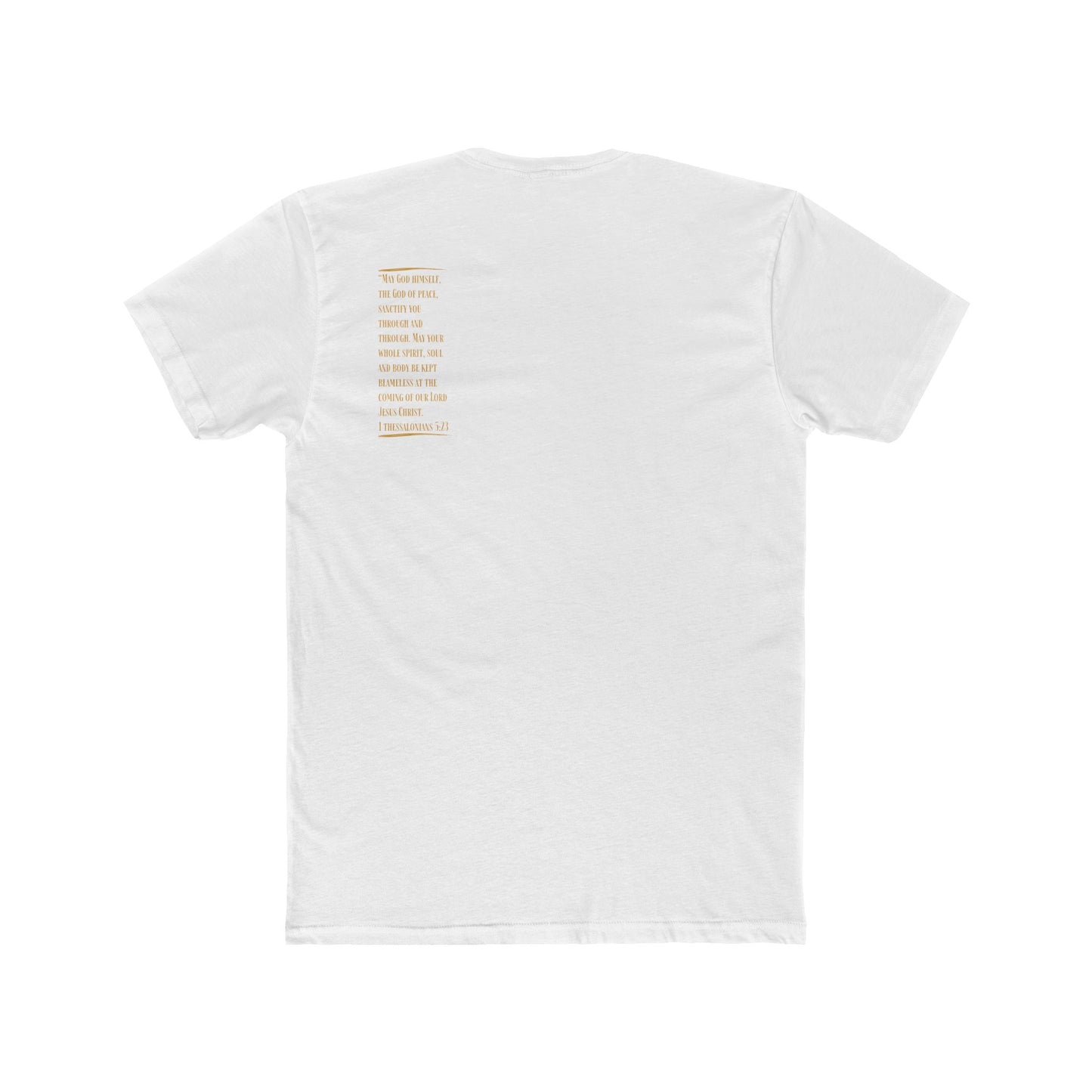 Sanctified Tan Men's Cotton Crew Tee