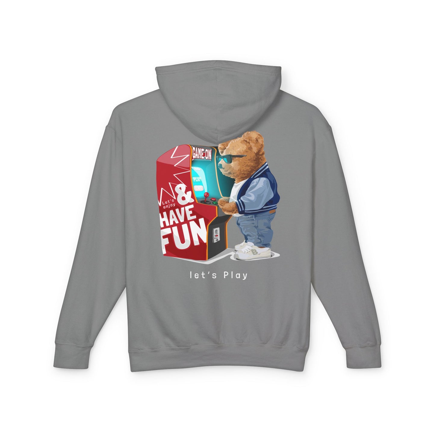 Game on Adult Unisex Lightweight Hooded Sweatshirt