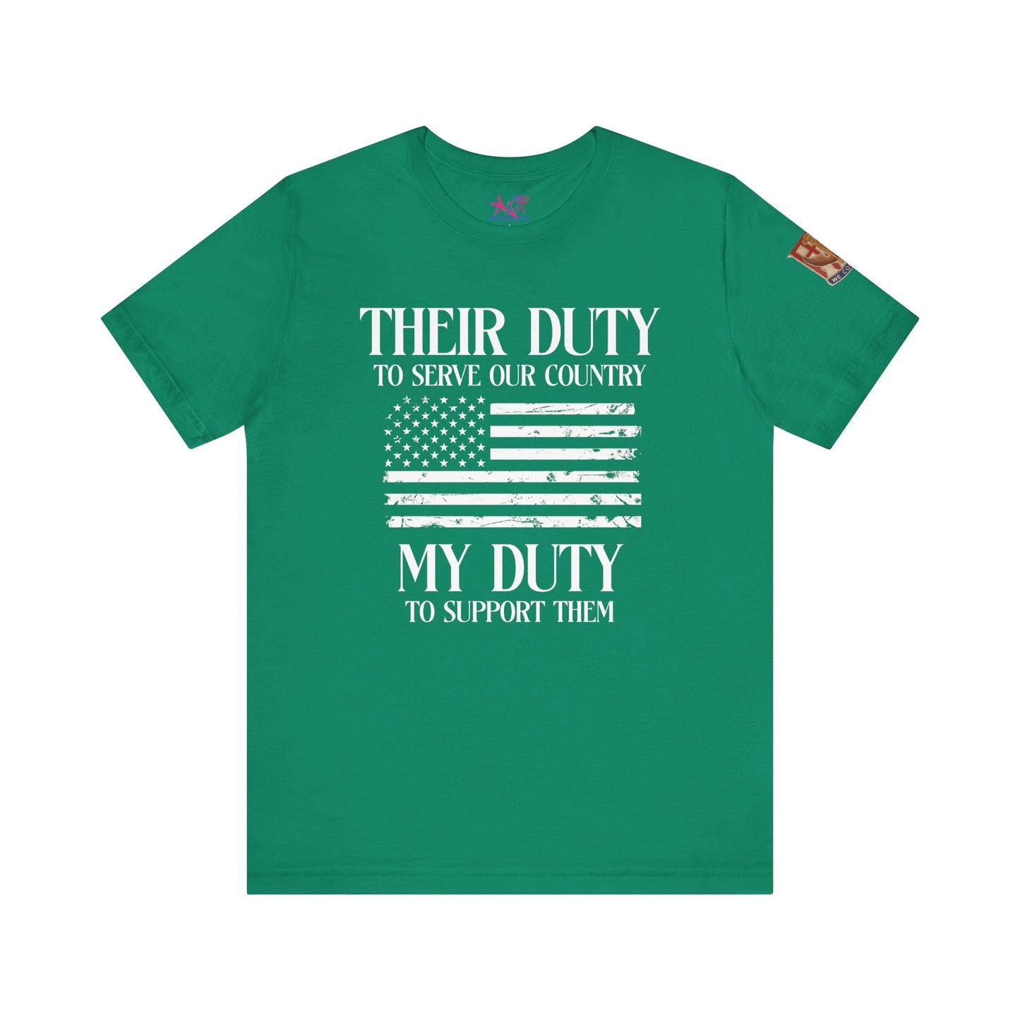 Their Duty to Serve Unisex Jersey Short Sleeve Tee Darker color shirts