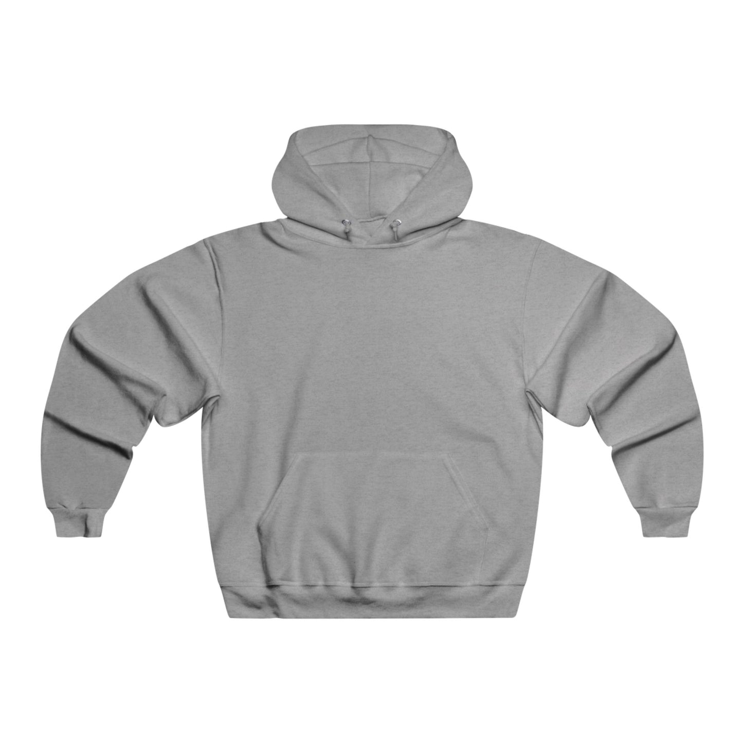 Faith Over Fear full back design.  Men's NUBLEND® Hooded Sweatshirt