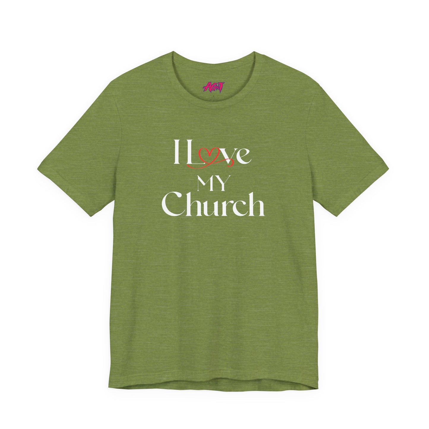 I LOVE MY CHURCH Unisex Jersey Short Sleeve Tee