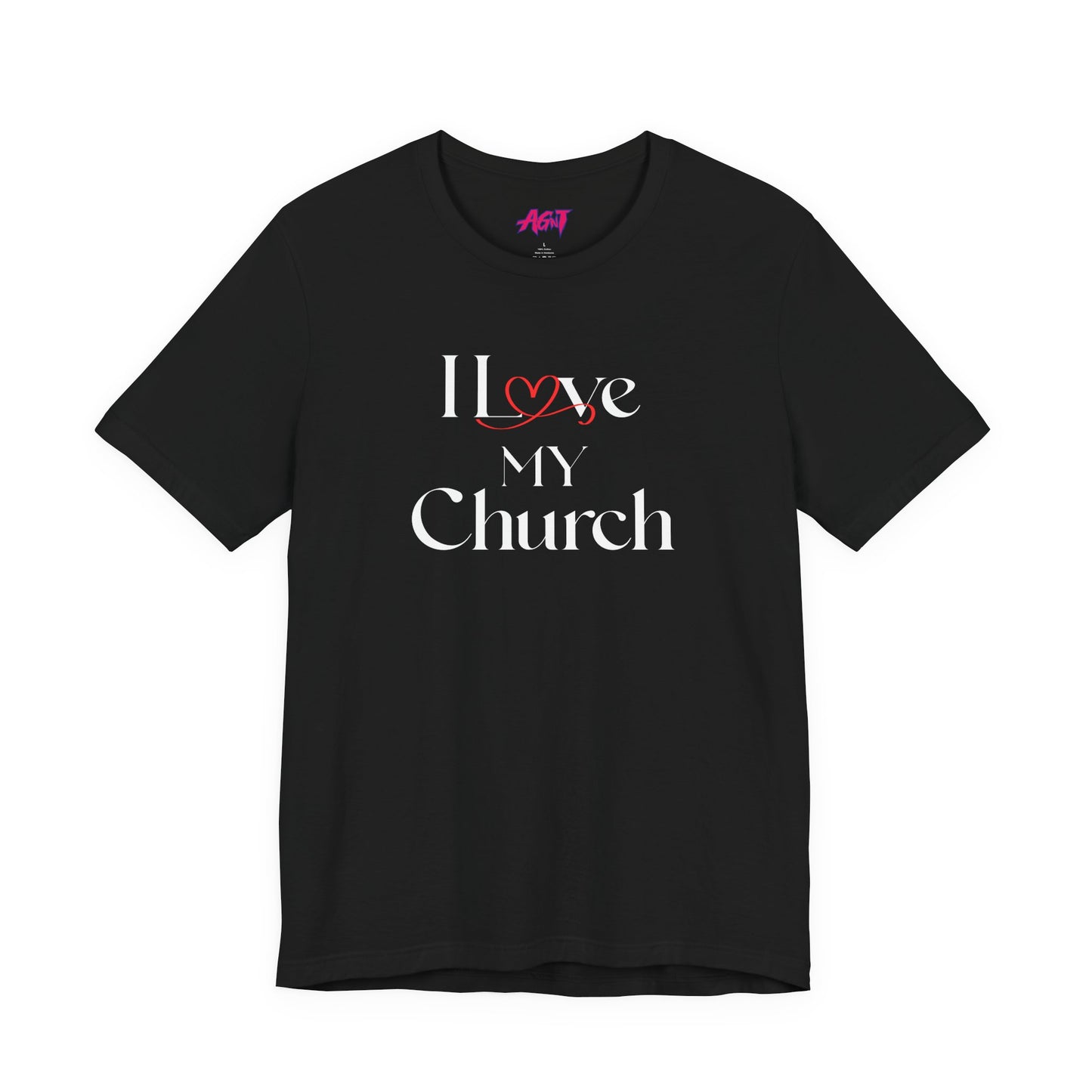 I LOVE MY CHURCH Unisex Jersey Short Sleeve Tee