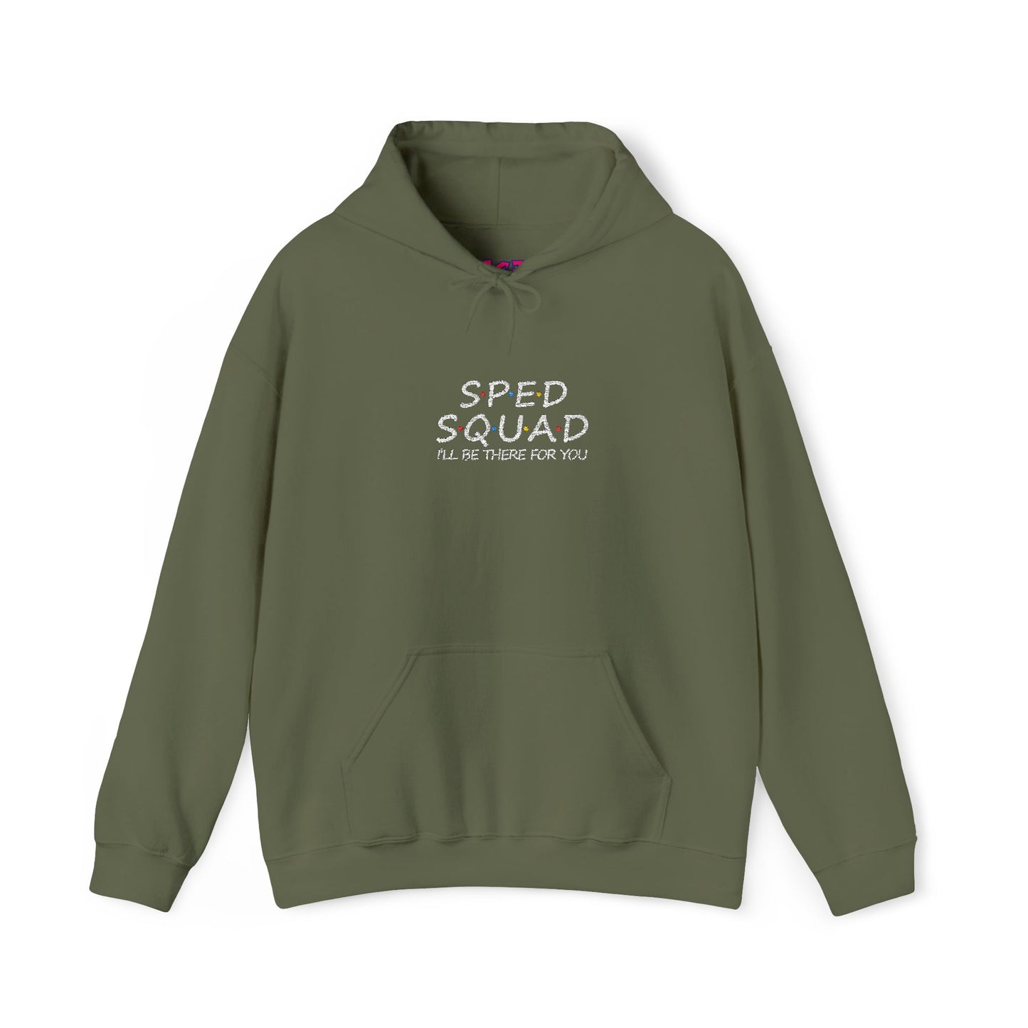 Sped Squad Embroidered Unisex Heavy Blend™ Hooded Sweatshirt