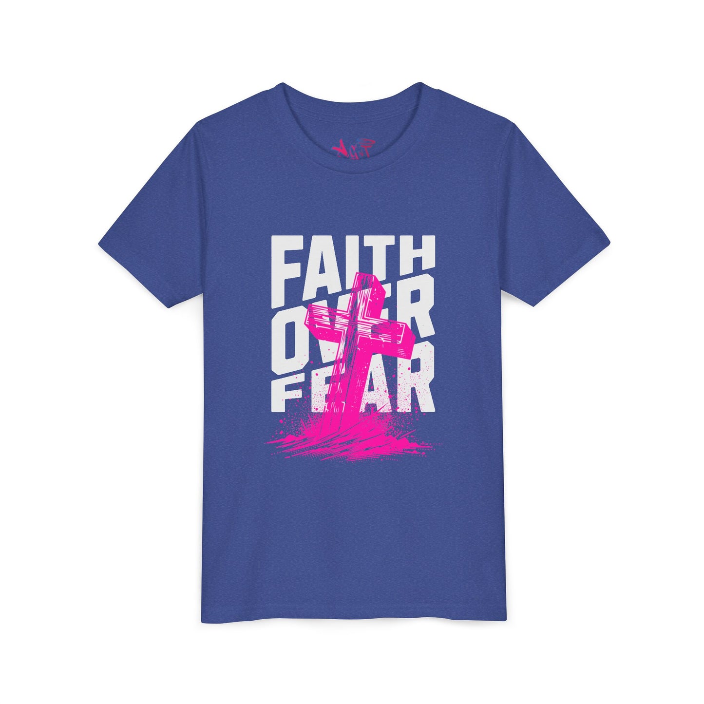 Youth Faith Over Fear Short Sleeve Tee