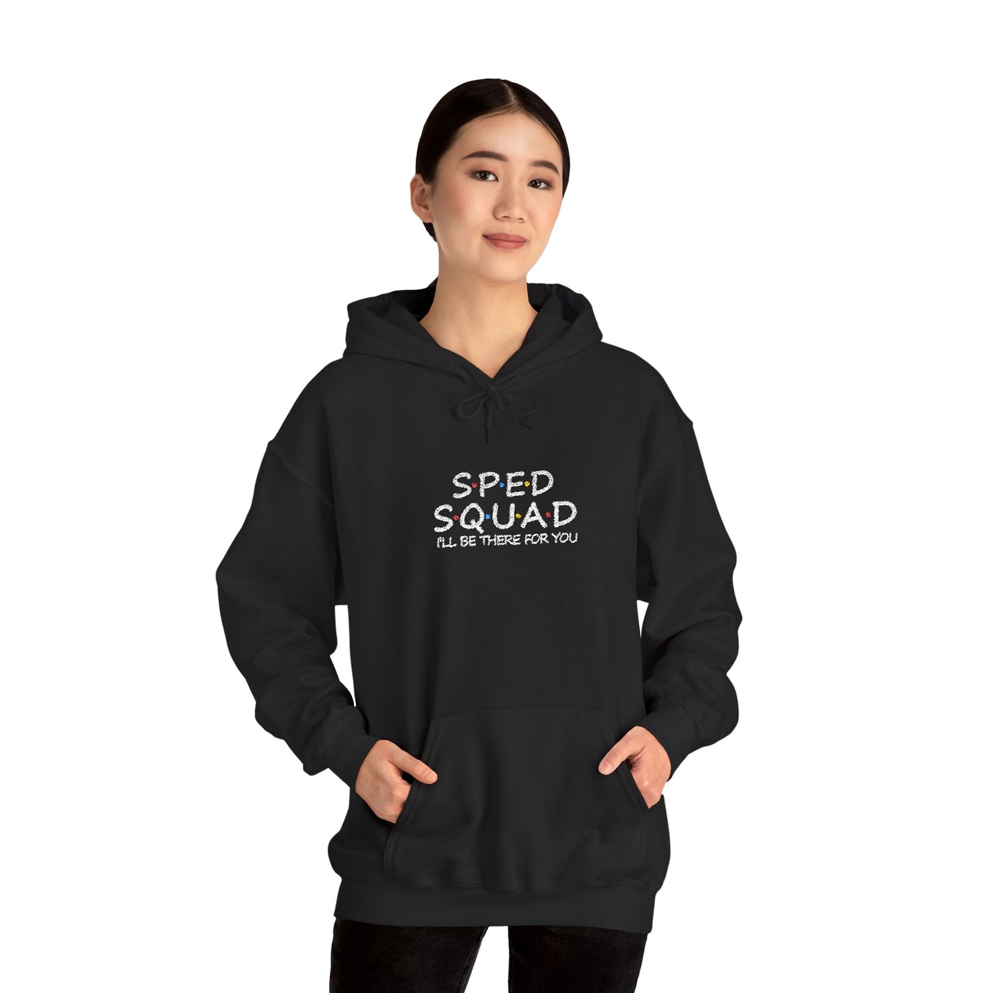 Sped Squad Embroidered Unisex Heavy Blend™ Hooded Sweatshirt